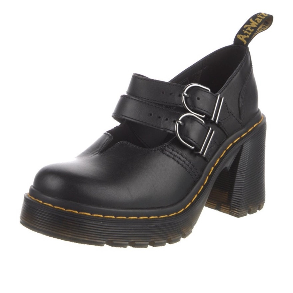 Dr. Martens Black Heeled Mary Janes
